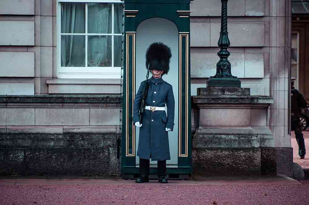 Cambio de guardia en el Palacio de Buckingham