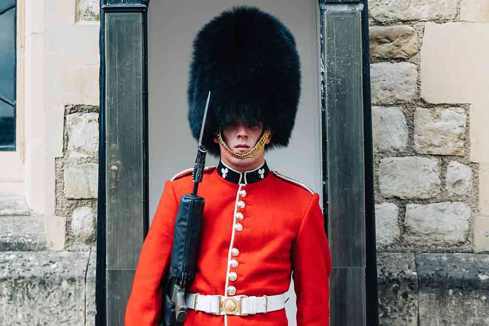 Cambio de guardia en el Palacio de Buckingham