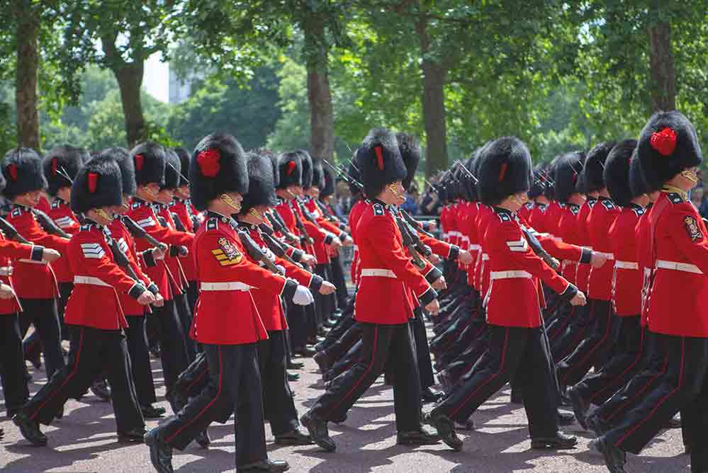 Relève de la garde au Palais de Buckingham