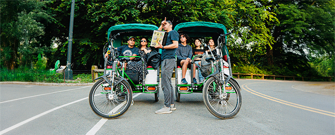 1 Hour Central Park Pedicab Tour